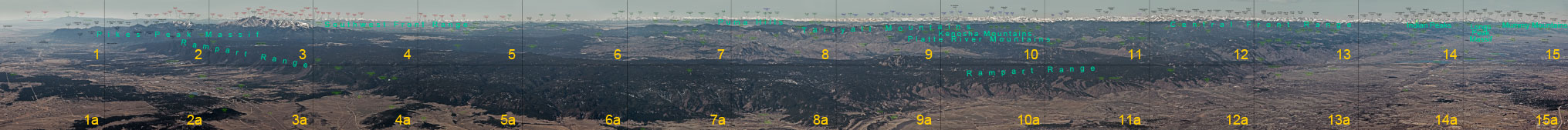 Panorama of the Front Range