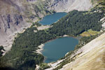 Upper and Lower Brush Lakes - summer