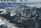Taos Ski Area with  South Sangres 