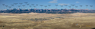 Westcliffe from Round Mountain